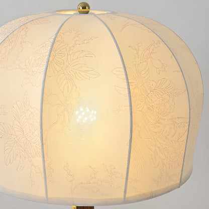 Traditional LED Dome Floor Lamp with Pull Chain for Living Room