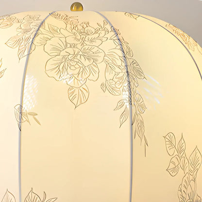 Traditional LED Dome Floor Lamp with Pull Chain for Living Room