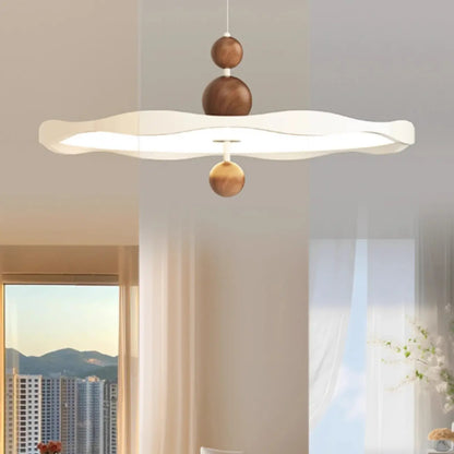 Dimmable White Round Hanging Pendant Light for Kitchen Island