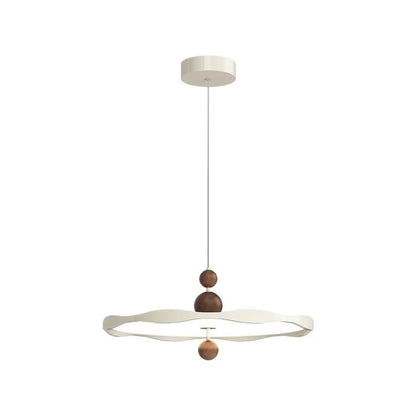Dimmable White Round Hanging Pendant Light for Kitchen Island
