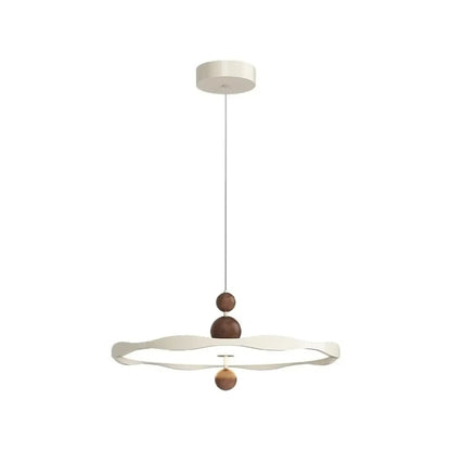 Dimmable White Round Hanging Pendant Light for Kitchen Island