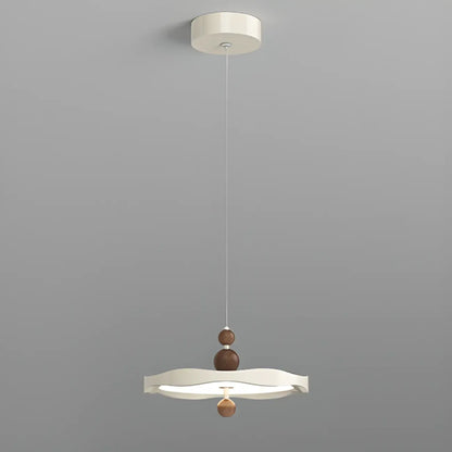 Dimmable White Round Hanging Pendant Light for Kitchen Island