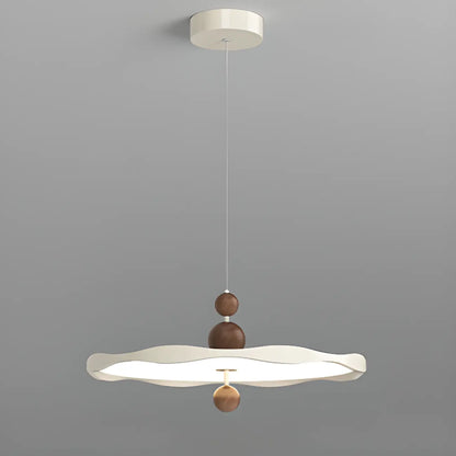 Dimmable White Round Hanging Pendant Light for Kitchen Island