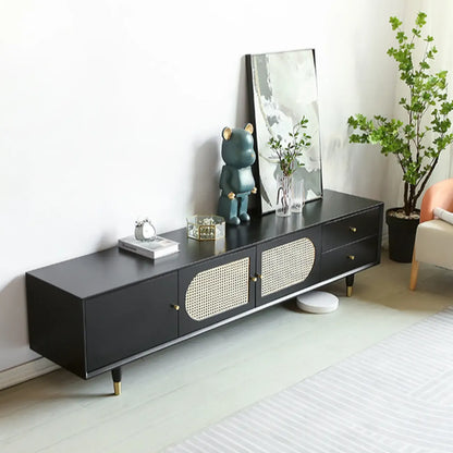 Minimalist Lumber Ink Dresser TV Stand