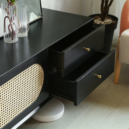 Minimalist Lumber Ink Dresser TV Stand