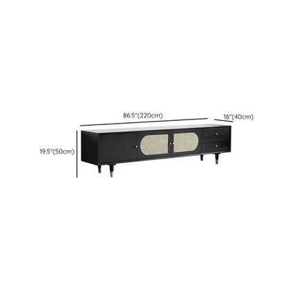 Minimalist Lumber Ink Dresser TV Stand