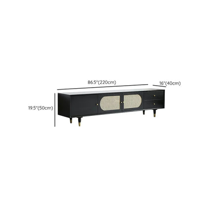 Minimalist Lumber Ink Dresser TV Stand