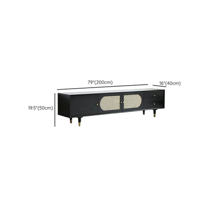 Minimalist Lumber Ink Dresser TV Stand