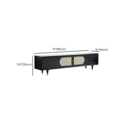 Minimalist Lumber Ink Dresser TV Stand