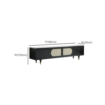 Minimalist Lumber Ink Dresser TV Stand