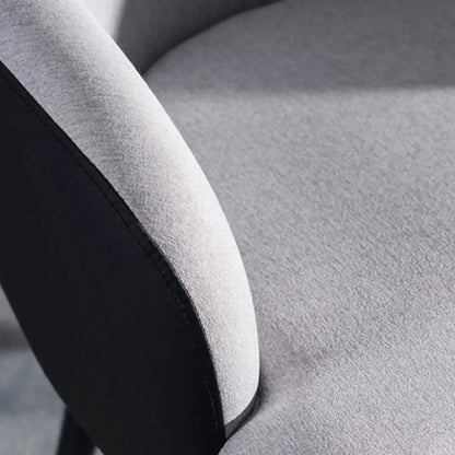 Modern Barrel Chair Faux Leather Living Room