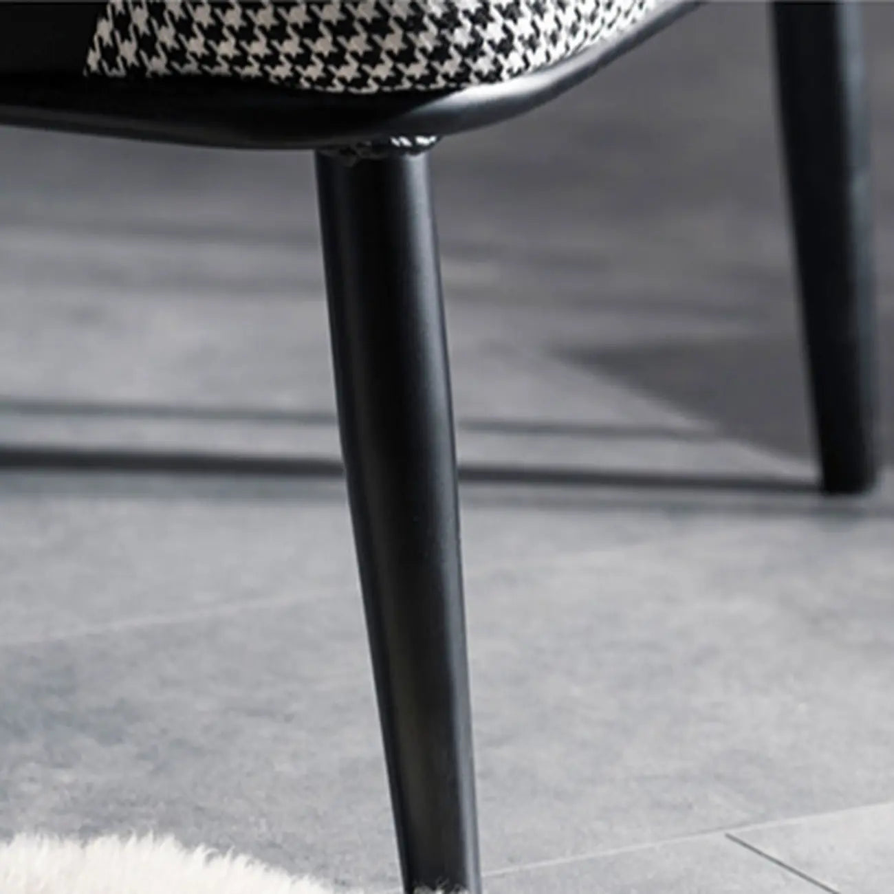 Modern Barrel Chair Faux Leather Living Room