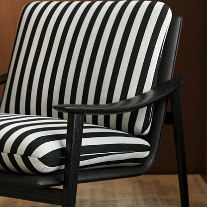 Jacquard Fabric Accent Chair for Living Rooms