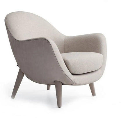 Flannel Barrel Chair Living Room