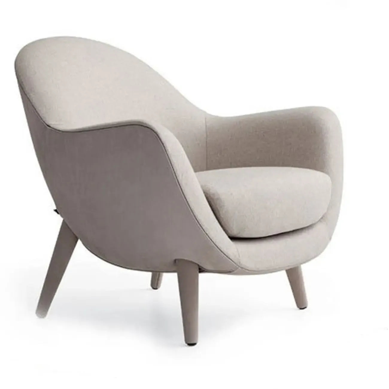 Flannel Barrel Chair Living Room