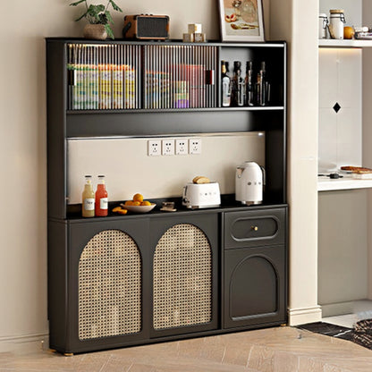 Modern Slab Wood Countertop Kitchen Sideboard