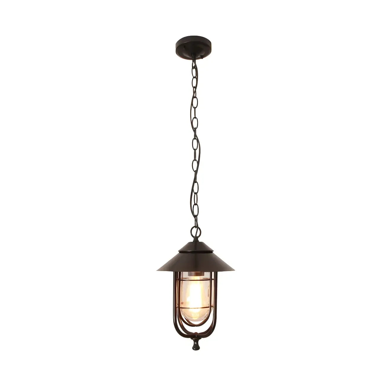 Vintage Metal Lantern Design Outdoor Pendant Light