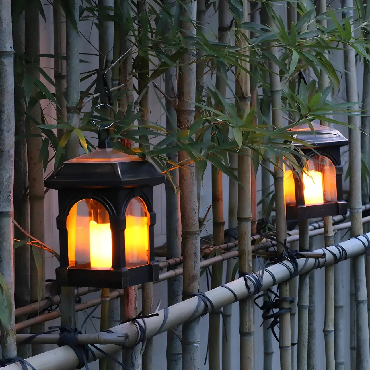 Vintage Black LED Outdoor Table Light