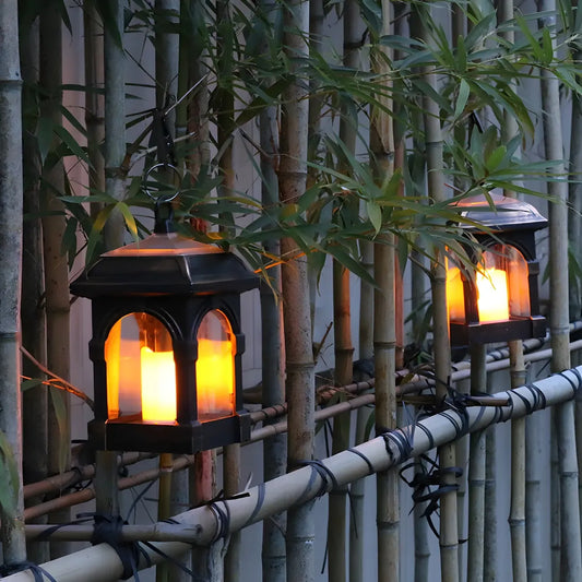 Vintage Black LED Outdoor Table Light