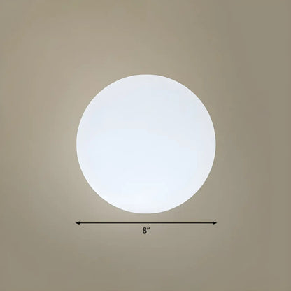 Modern Sphere Rechargeable Plastic Landscape Lighting