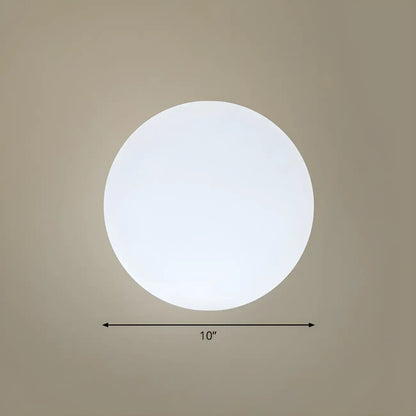 Modern Sphere Rechargeable Plastic Landscape Lighting