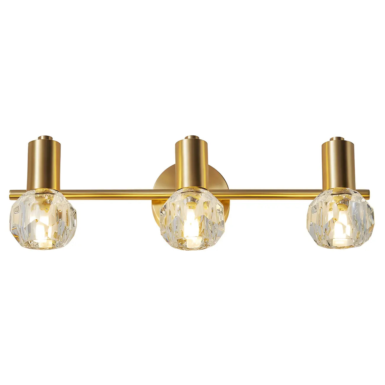 Durable Copper Globe Vanity Lights with Wall Mount for Bathroom