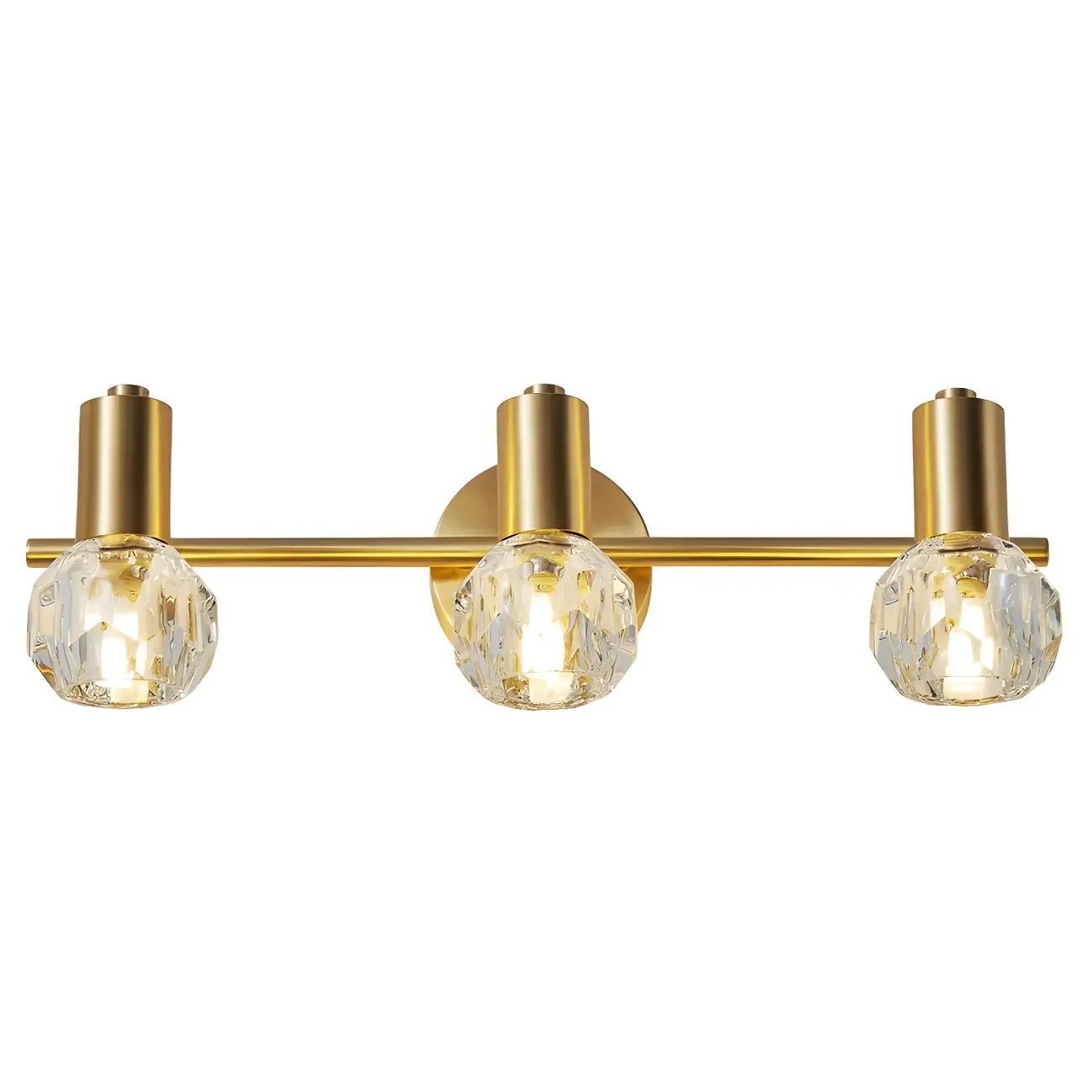 Durable Copper Globe Vanity Lights with Wall Mount for Bathroom
