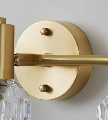 Durable Copper Globe Vanity Lights with Wall Mount for Bathroom