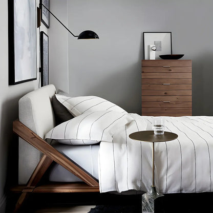 Minimalist Metal Bowl Shade Swing Arm Wall Light