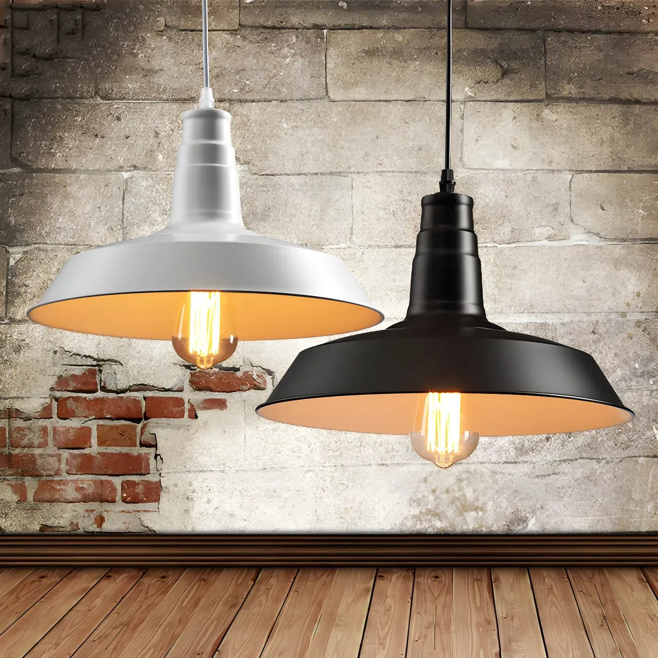 Stylish Industrial Metal Hanging Pendant Light for Kitchen