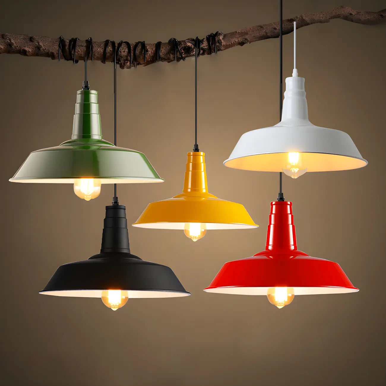 Stylish Industrial Metal Hanging Pendant Light for Kitchen