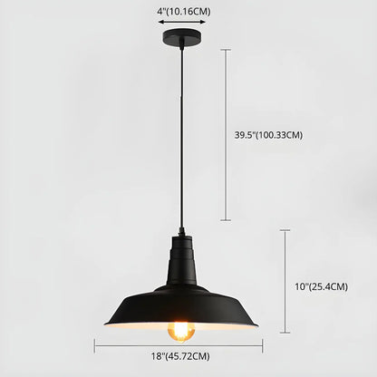 Stylish Industrial Metal Hanging Pendant Light for Kitchen