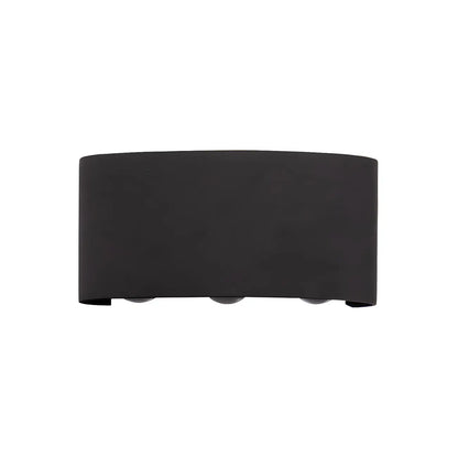 Modern Black Metal LED Up Down Outdoor Wall Light