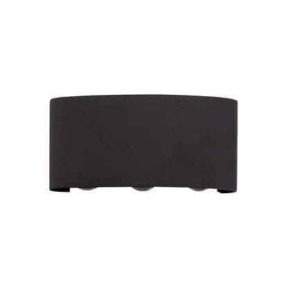 Modern Black Metal LED Up Down Outdoor Wall Light