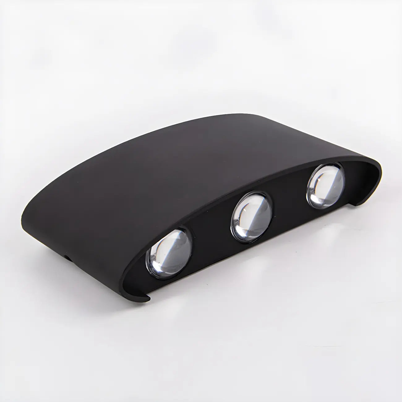 Modern Black Metal LED Up Down Outdoor Wall Light