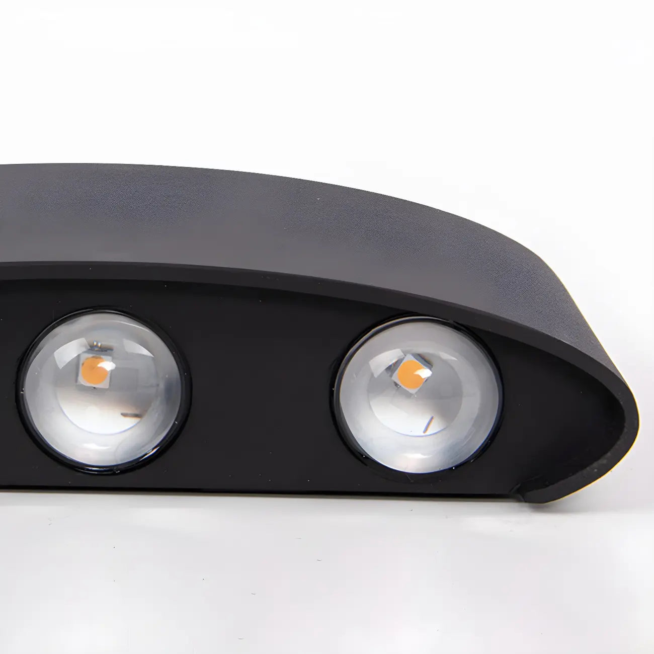 Modern Black Metal LED Up Down Outdoor Wall Light