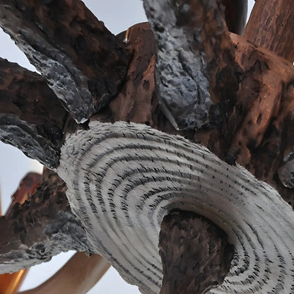 Rustic Large Antler Candelabra Chandelier with 2 Tiers