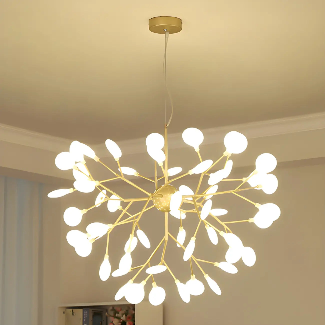 Geometric Modern Sputnik Starburst Chandelier