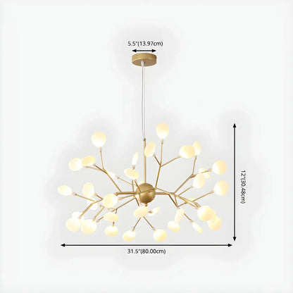 Geometric Modern Sputnik Starburst Chandelier
