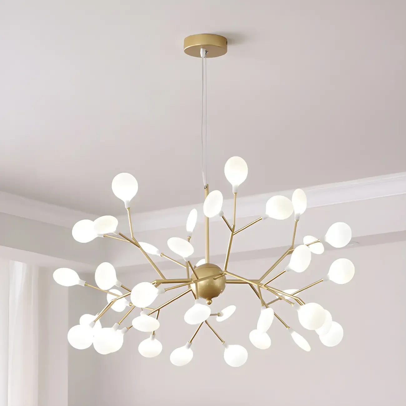 Geometric Modern Sputnik Starburst Chandelier