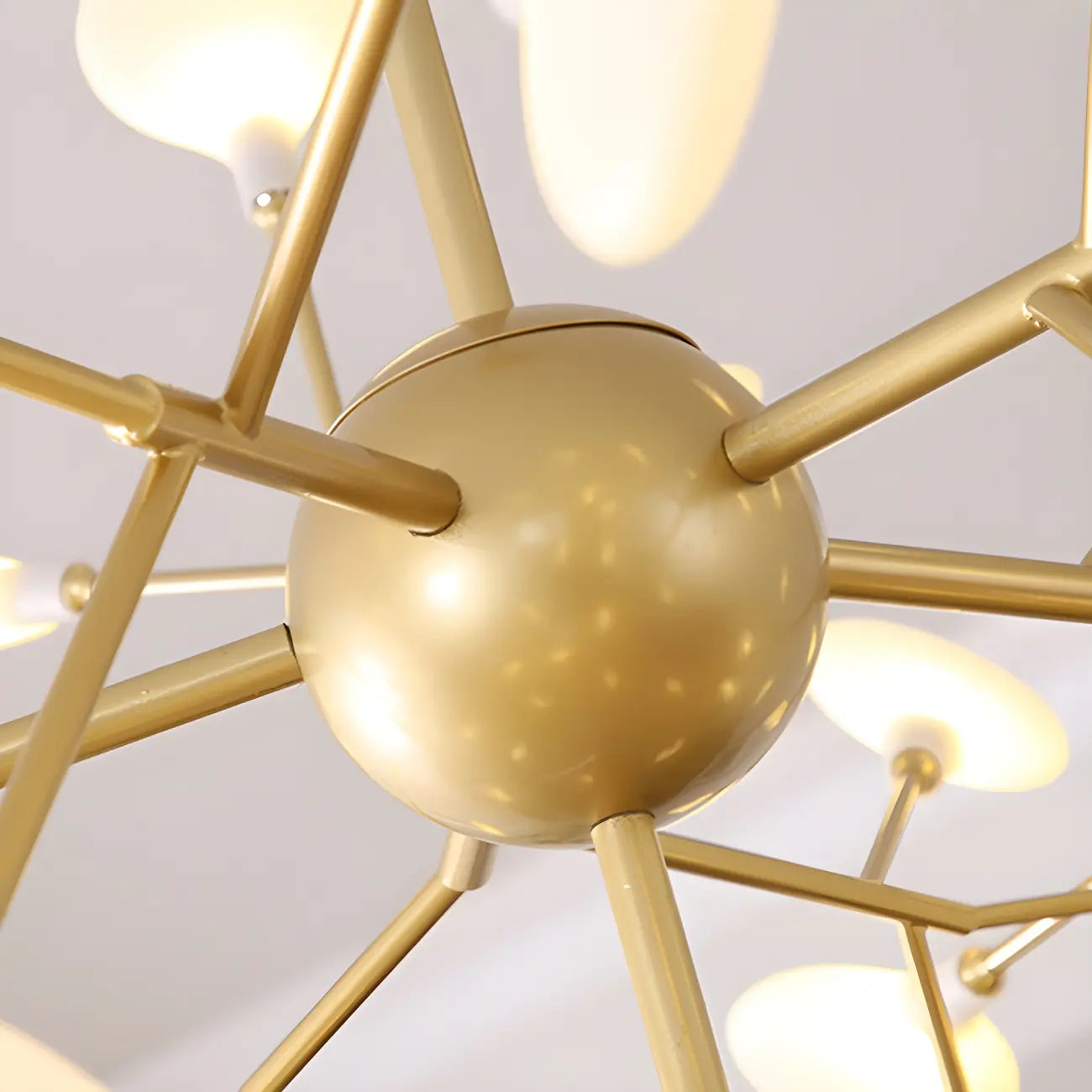 Geometric Modern Sputnik Starburst Chandelier