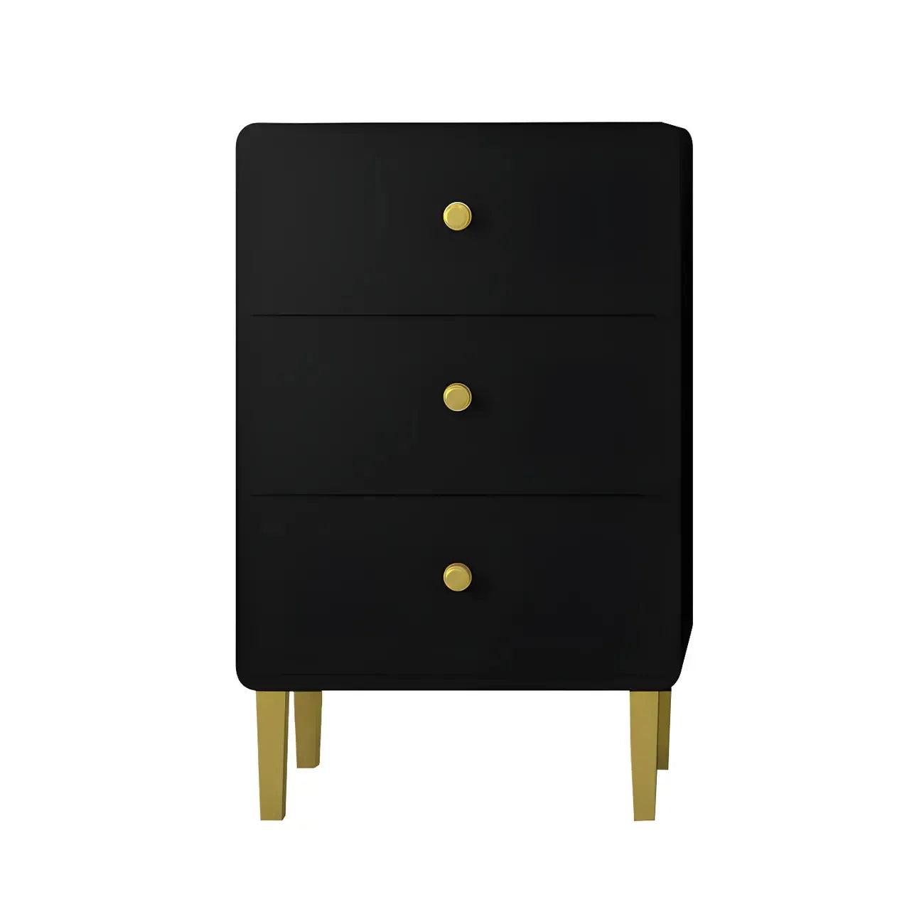 Glam White Narrow Gold Legs Bachelor Chest