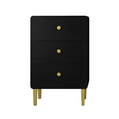 Glam White Narrow Gold Legs Bachelor Chest