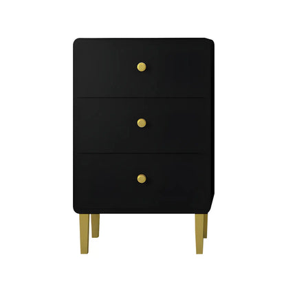Glam White Narrow Gold Legs Bachelor Chest