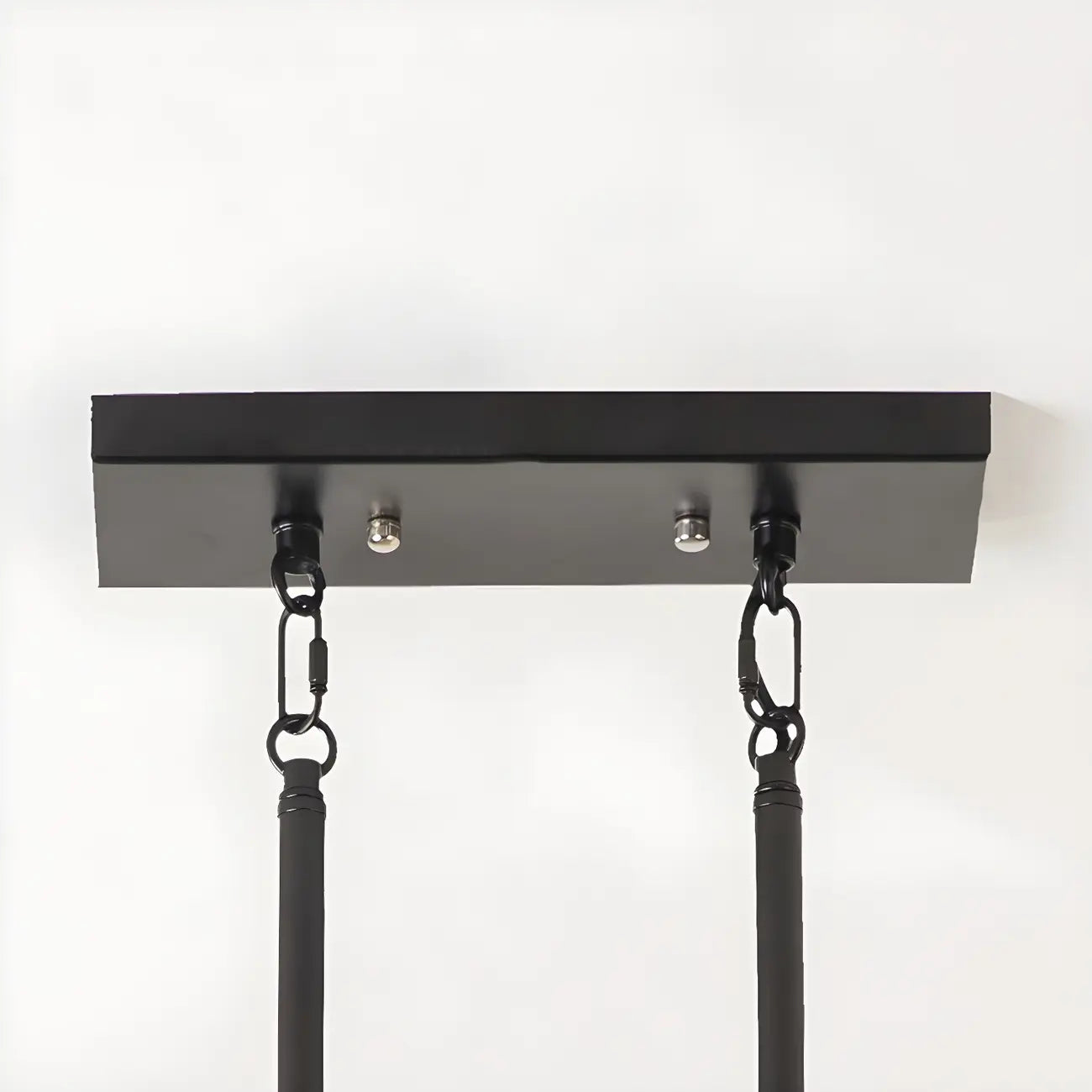 Industrial Black Metal 5-Light Island Pendant Light