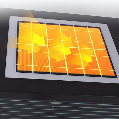 Color-Changing Rectangle Solar Outdoor Post Lights