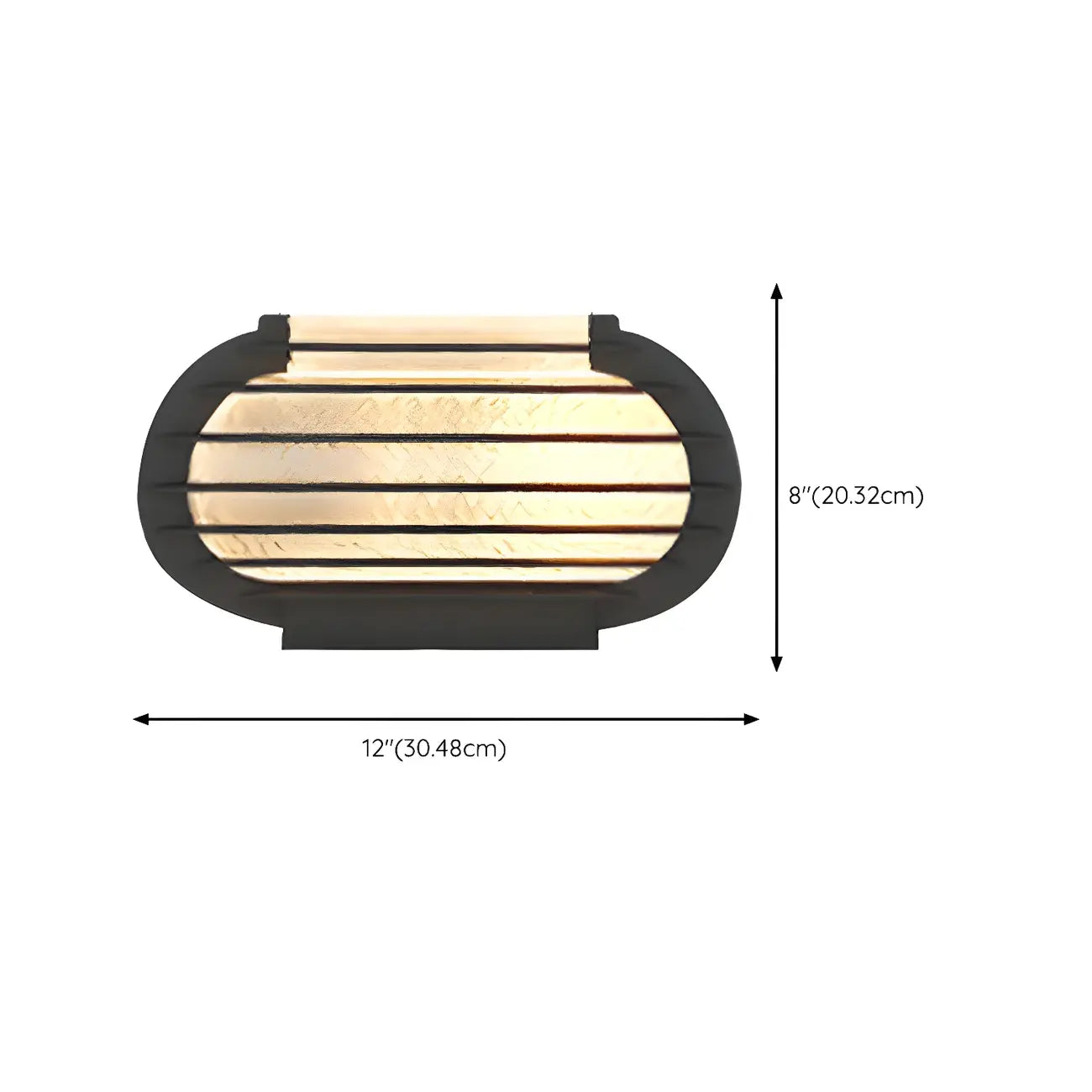 Drum Shape Metal Outdoor Grid Post Cap Light