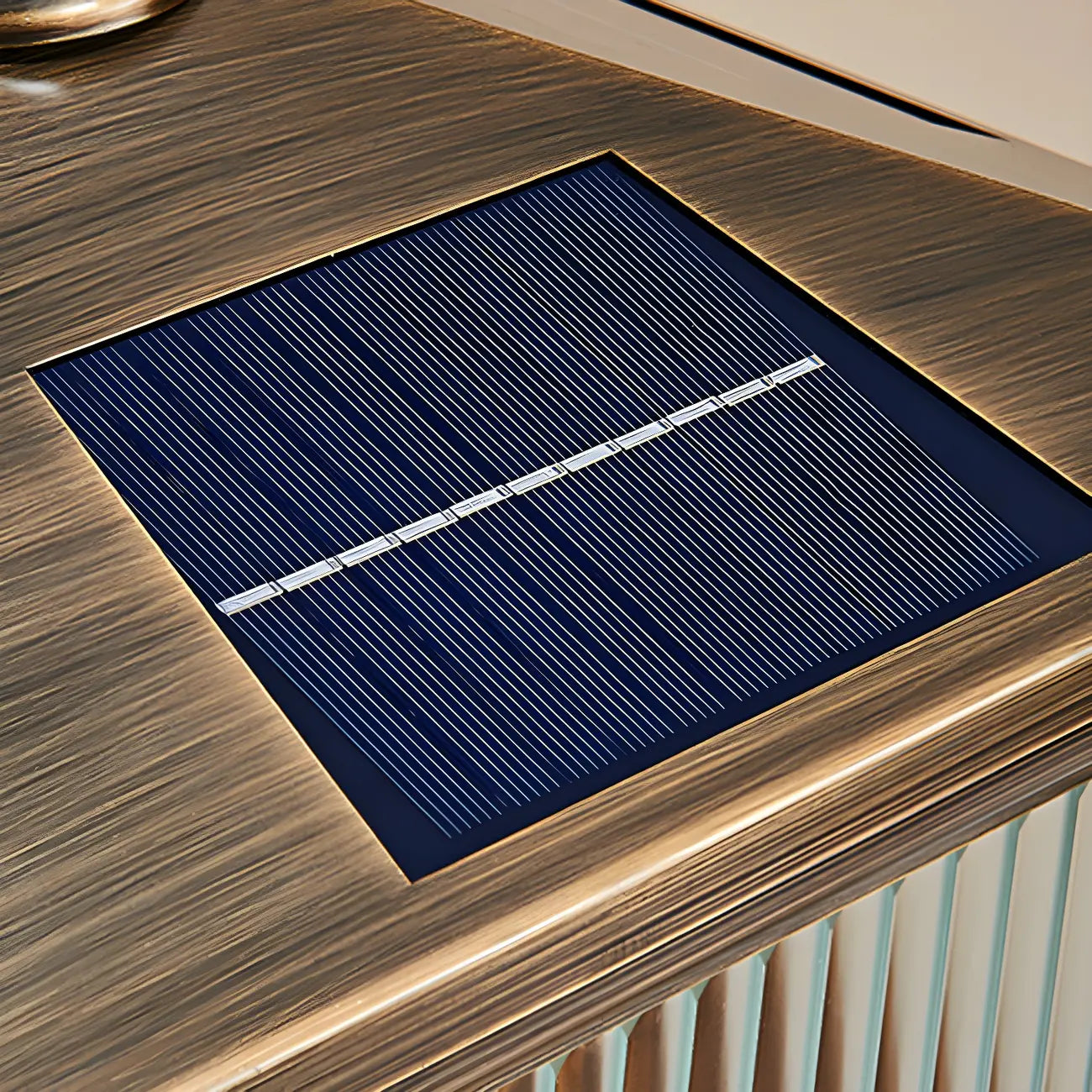 Oriental Bronze 3-Color LED Solar Outdoor Post Lights