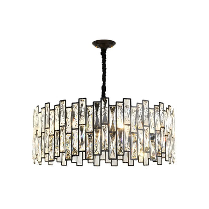 Contemporary Oval Crystal Kitchen Pendant Light
