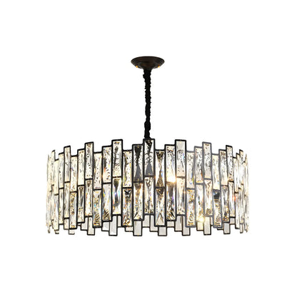 Contemporary Oval Crystal Kitchen Pendant Light